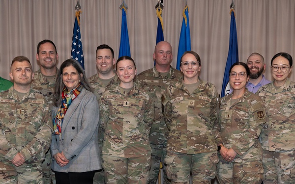 Team Hanscom 1st quarter award winners recognized