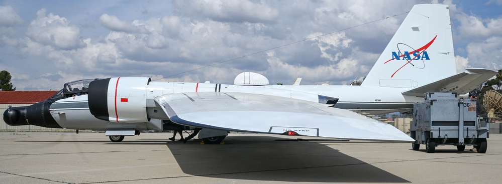 NASA WB-57 Supports Artemis II Mission at March Air Reserve Base