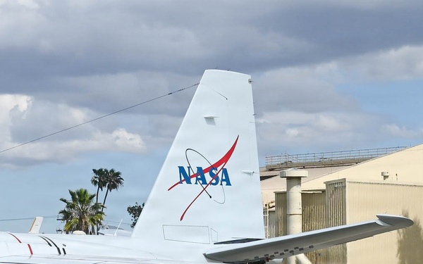 NASA WB-57 Supports Artemis II Mission at March Air Reserve Base