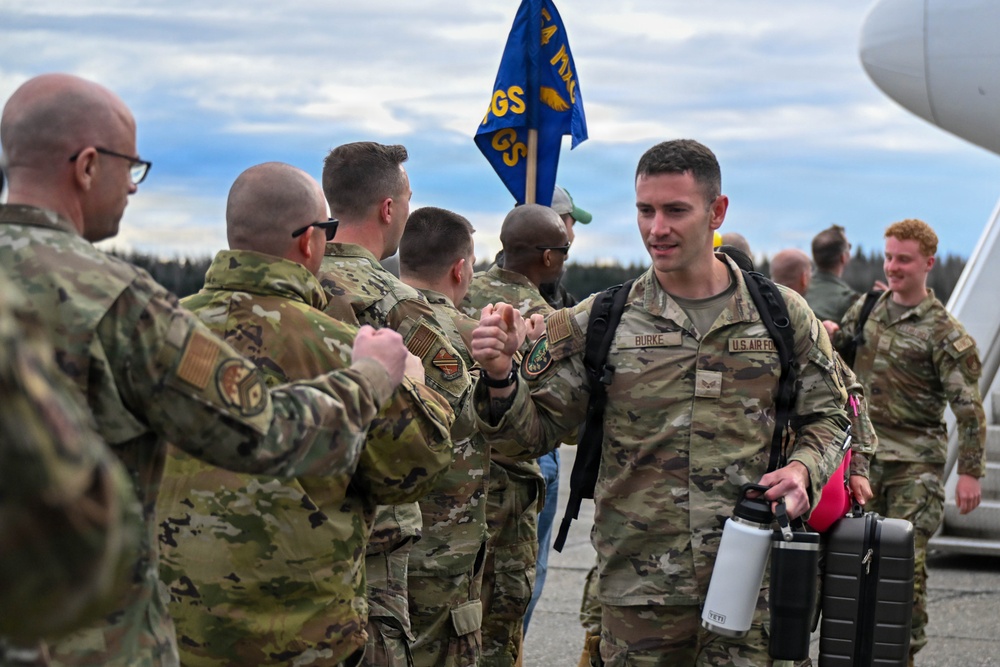 356th FS &amp; FGS Airmen return from Kadena AB