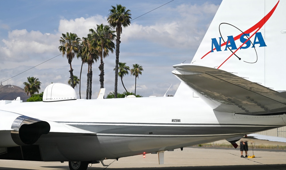 NASA WB-57 Supports Artemis II Mission at March Air Reserve Base