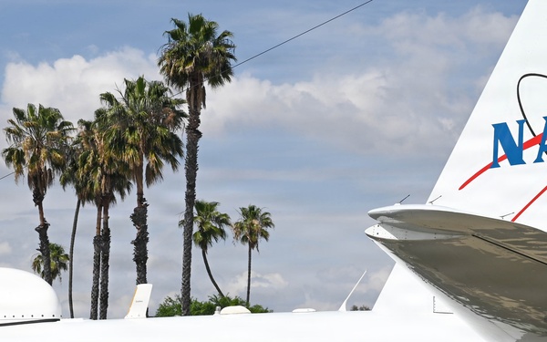 NASA WB-57 Supports Artemis II Mission at March Air Reserve Base