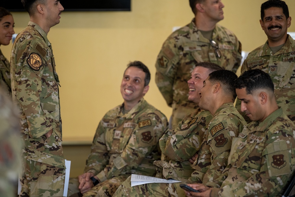 346th AES welcoming