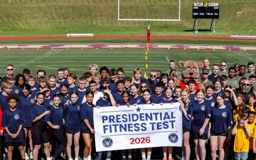Quantico Hosts Presidential Fitness Test