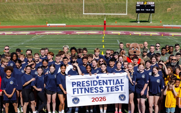 Quantico Hosts Presidential Fitness Test