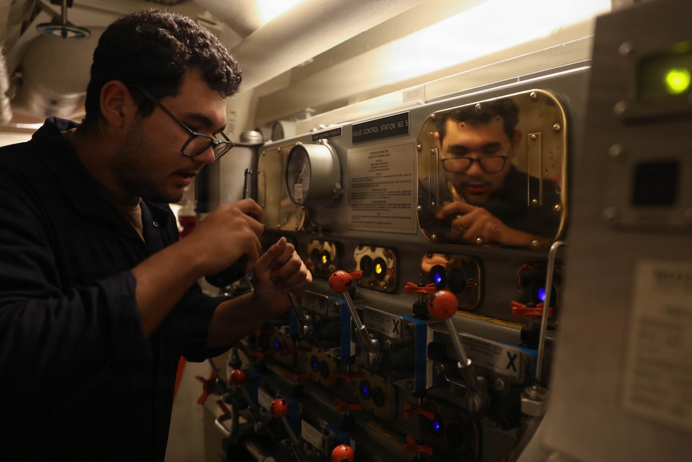 USS Thomas Hudner Conducts Operations