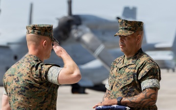 Sgt. Maj. Campbell  retirement ceremony
