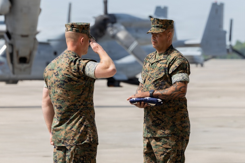 Sgt. Maj. Campbell  retirement ceremony
