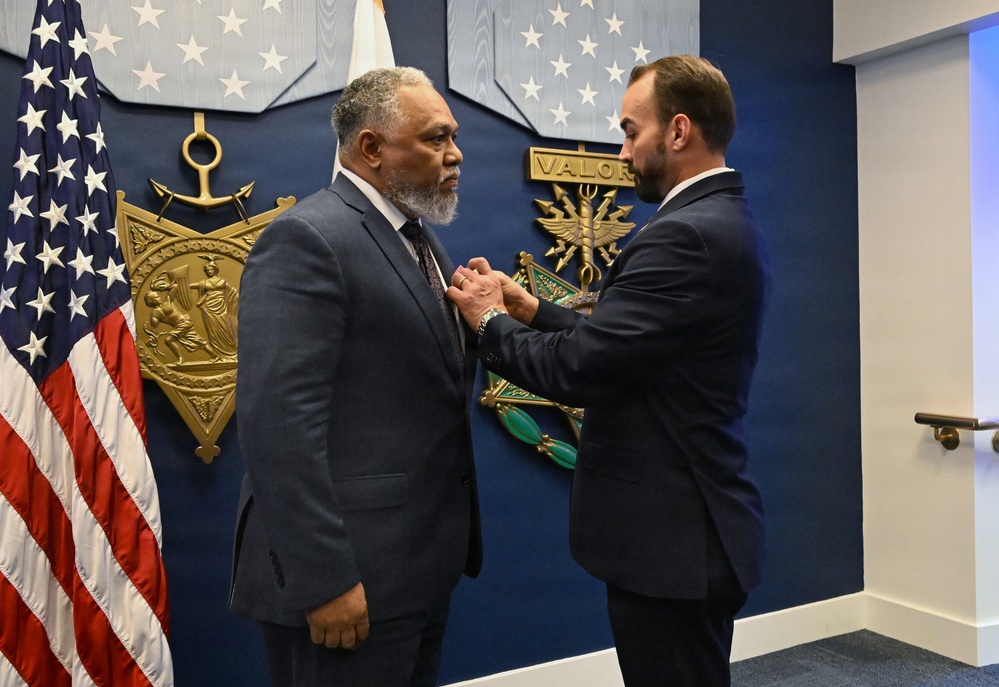 Bronze Star Medal with Valor for Ms. Christopher N. Glover