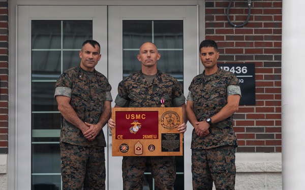 26th MEU bids farewell to Taylor, welcomes Haber