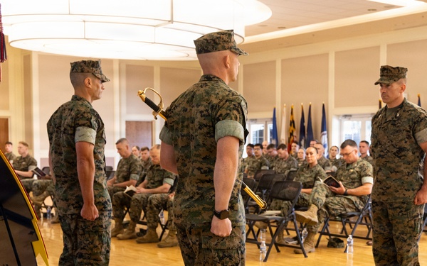 26th MEU bids farewell to Taylor, welcomes Haber