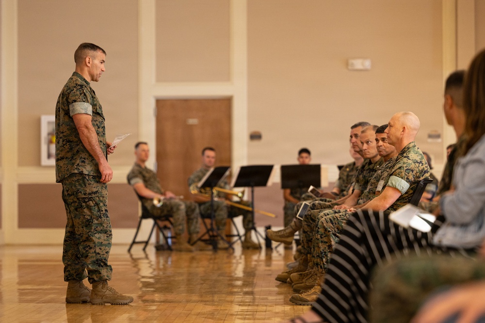 26th MEU bids farewell to Taylor, welcomes Haber