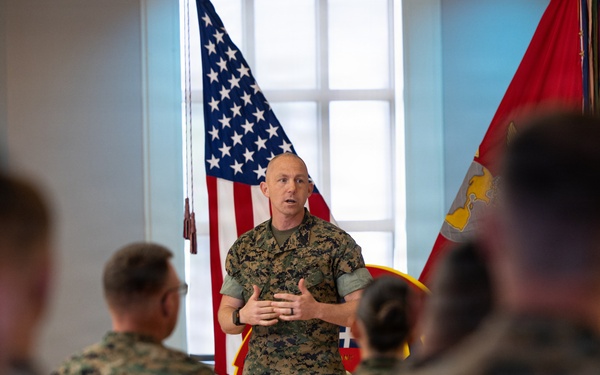 26th MEU bids farewell to Taylor, welcomes Haber