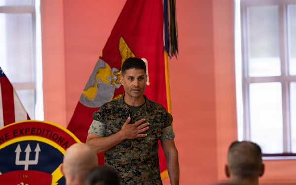 26th MEU bids farewell to Taylor, welcomes Haber