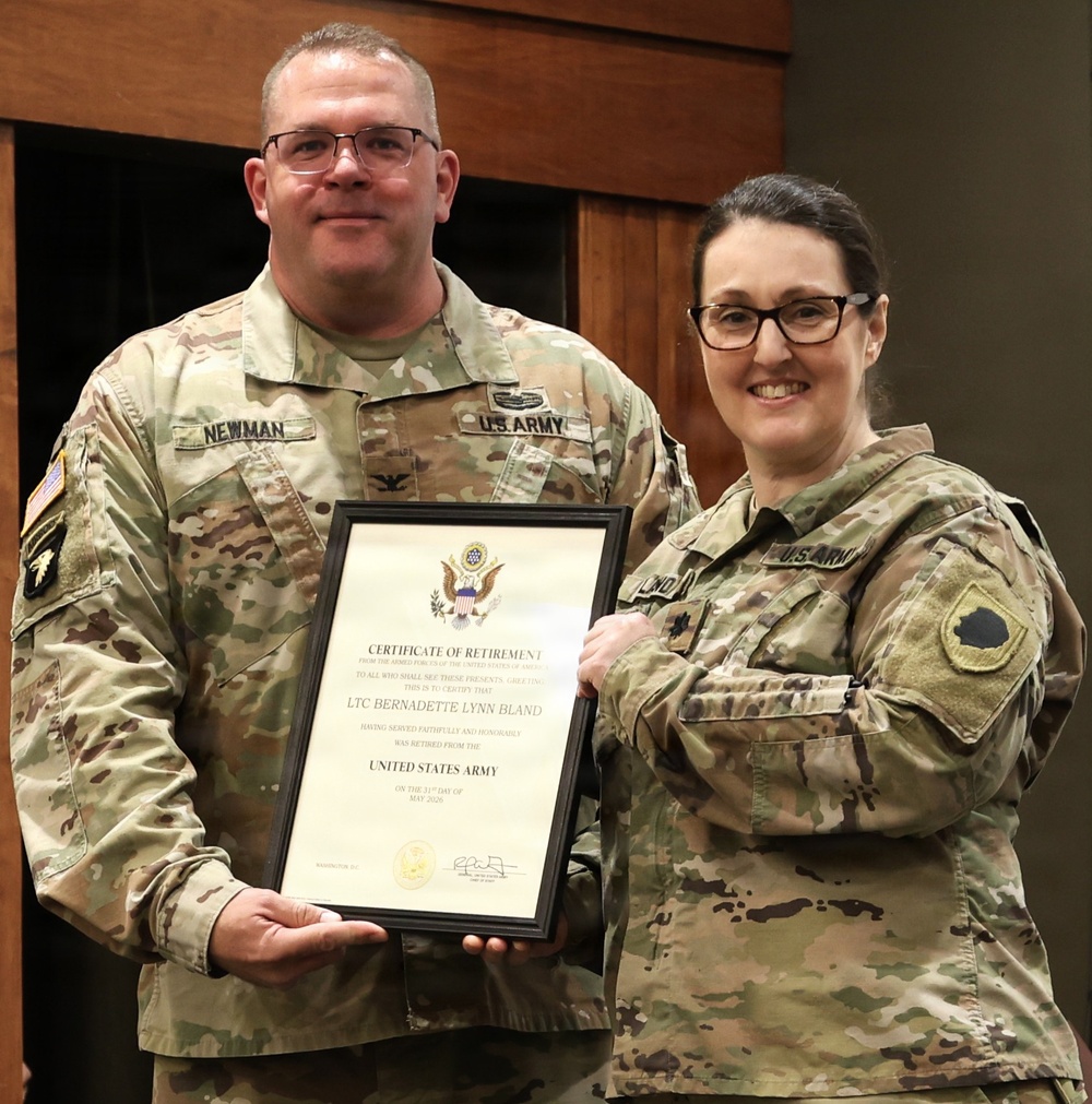 Belvidere Officer Retires from the Illinois Army National Guard After Two and a Half Decades of Selfless Service