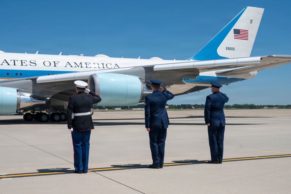 Trump departs Joint Base Andrews for diplomatic summit in China