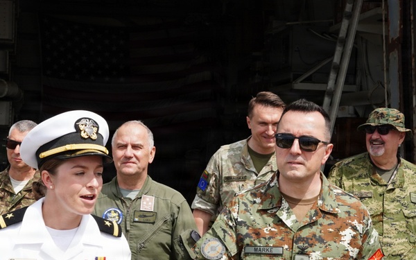 USS Wayne E. Meyer Hosts Foreign Defense Attaché Tour