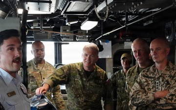 USS Wayne E. Meyer Hosts Foreign Defense Attaché Tour
