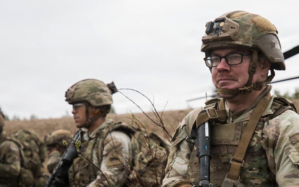 U.S. Soldiers conduct hot load training in Finland during Saber Strike