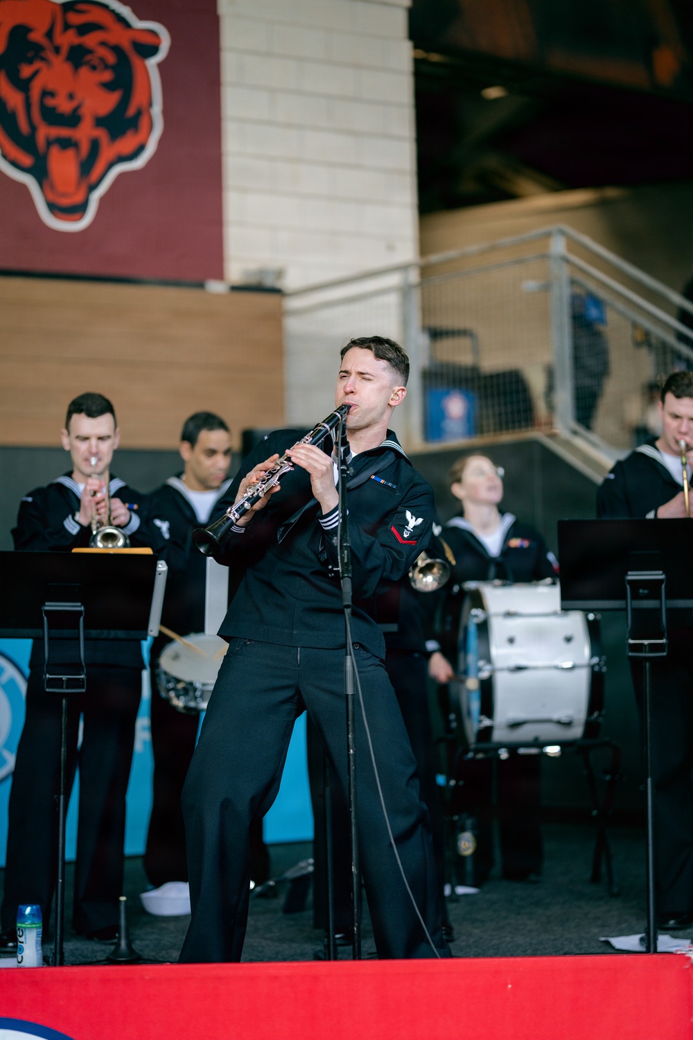Navy Band Great Lakes' "Liberty Call" Brass Band Performs at Soldier Field