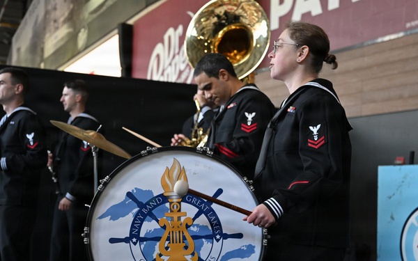 Navy Band Great Lakes' "Liberty Call" Brass Band Performs at Soldier Field