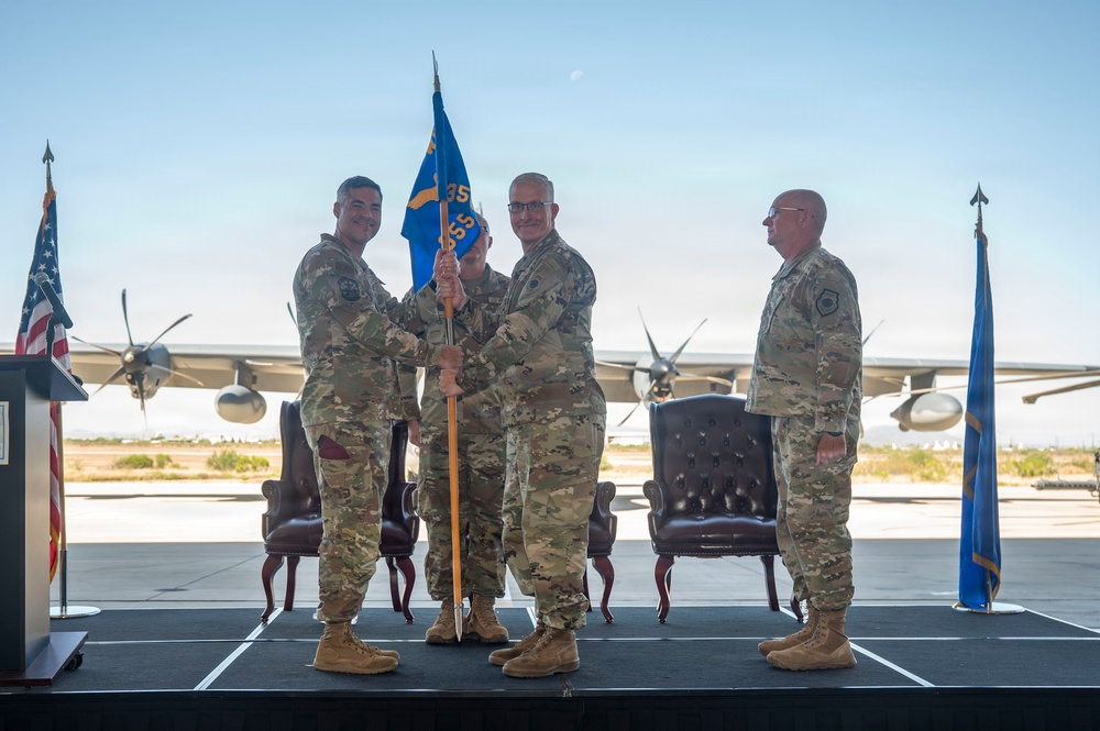 355 MXG Change of Command