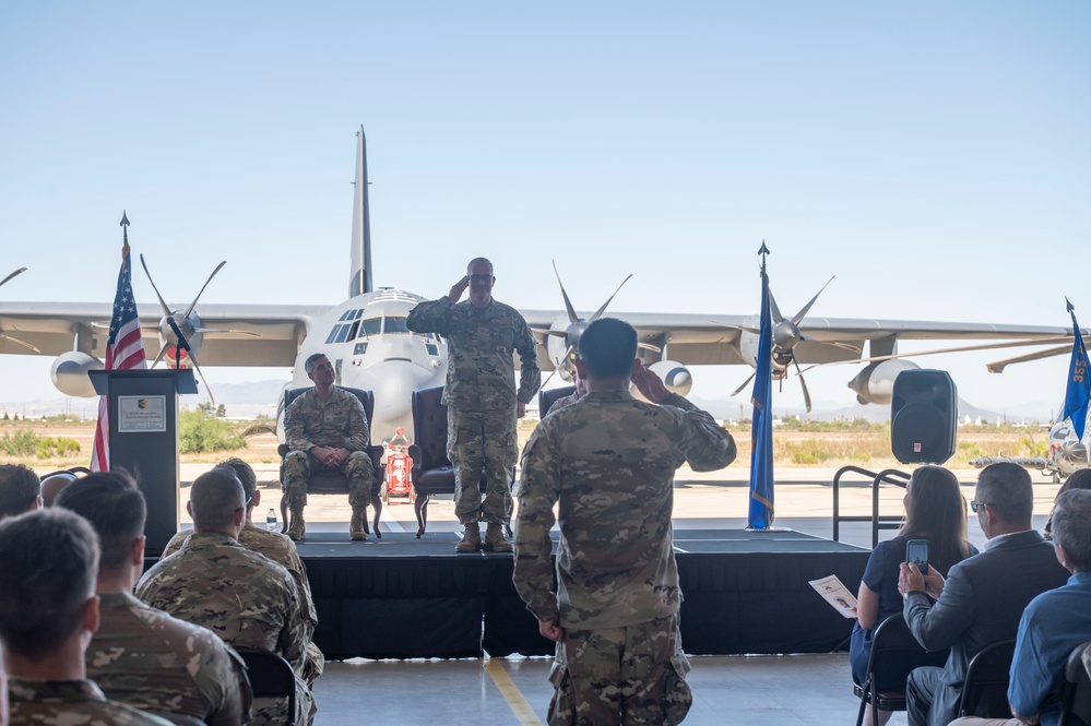 355 MXG Change of Command