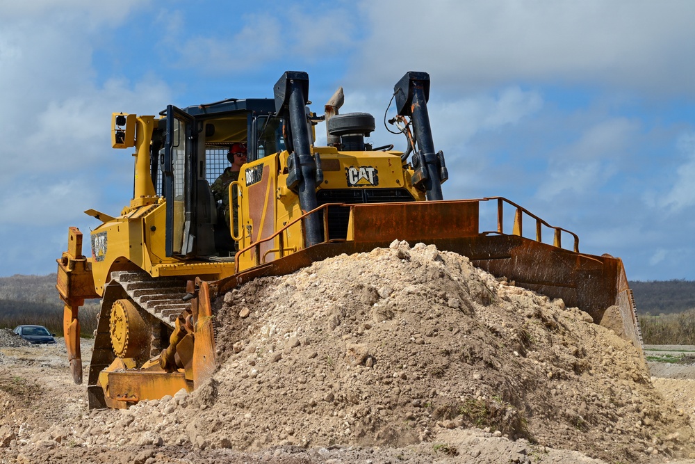 513th RED HORSE rehabilitate, survey land for Tinian’s Northfield