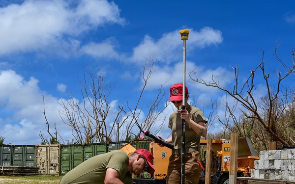 513th RED HORSE rehabilitate, survey land for Tinian’s Northfield