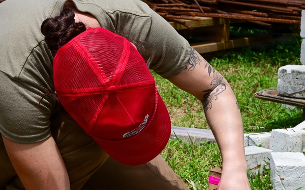 513th RED HORSE rehabilitate, survey land for Tinian’s Northfield
