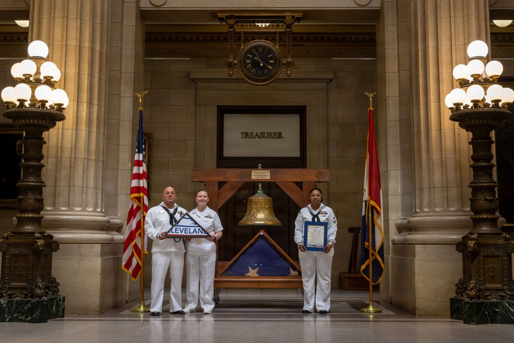 USS Cleveland (LCS 31) Attends Proclamation Ceremony at Cleveland City Hall