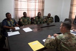 Michigan National Guard conducts partnership engagement with Armed Forces of Liberia chaplains, mortuary affairs specialists
