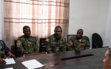 Michigan National Guard conducts partnership engagement with Armed Forces of Liberia chaplains, mortuary affairs specialists