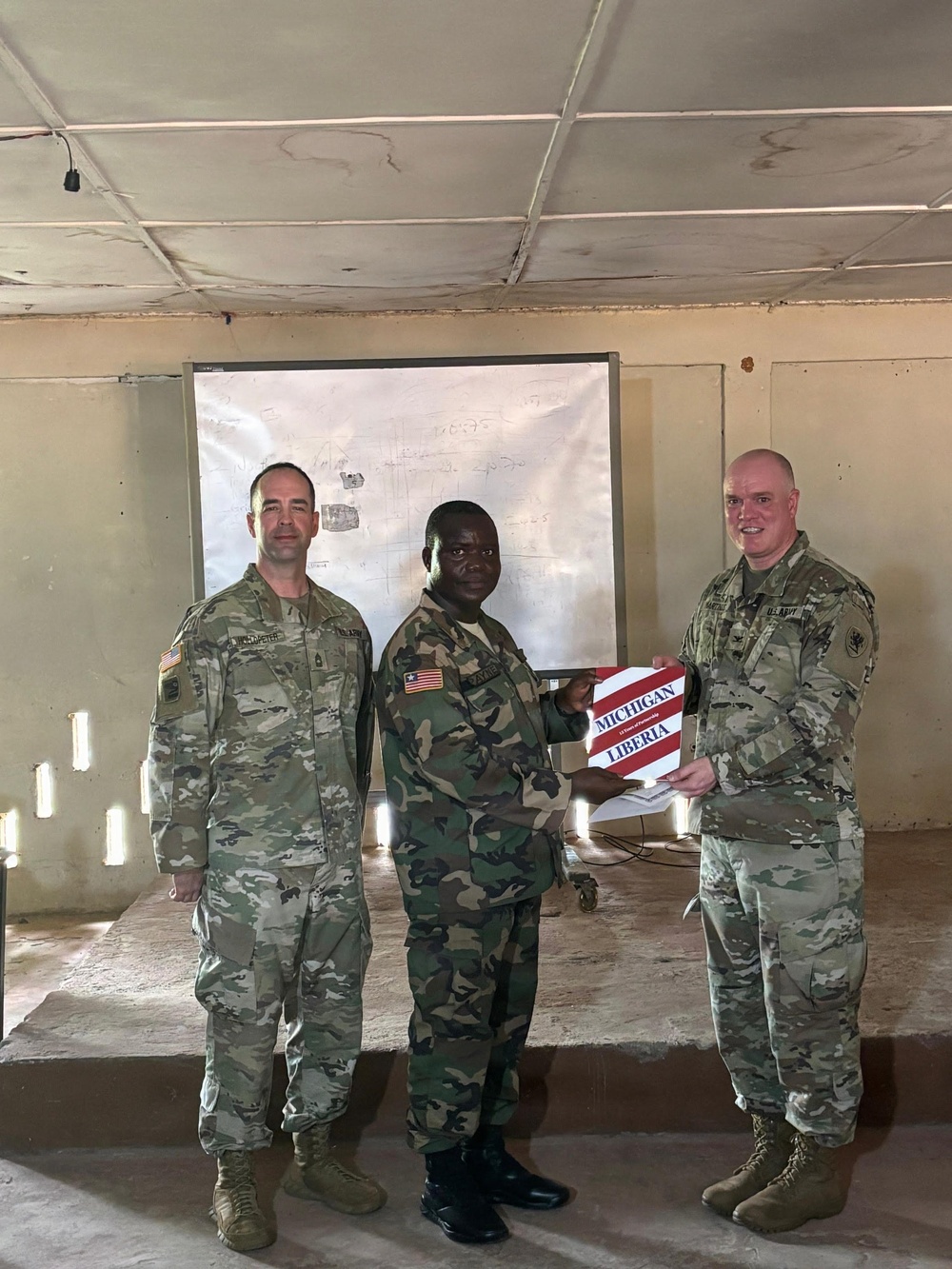 Michigan National Guard conducts partnership engagement with Armed Forces of Liberia chaplains, mortuary affairs specialists
