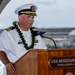 Commanding Officer of USS Missouri (SSN 780) Attends 40th Anniversary Celebration of the Recommissioning of USS Missouri (BB 63)