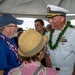 Commanding Officer of USS Missouri (SSN 780) Attends 40th Anniversary Celebration of the Recommissioning of USS Missouri (BB 63)