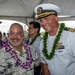 Commanding Officer of USS Missouri (SSN 780) Attends 40th Anniversary Celebration of the Recommissioning of USS Missouri (BB 63)