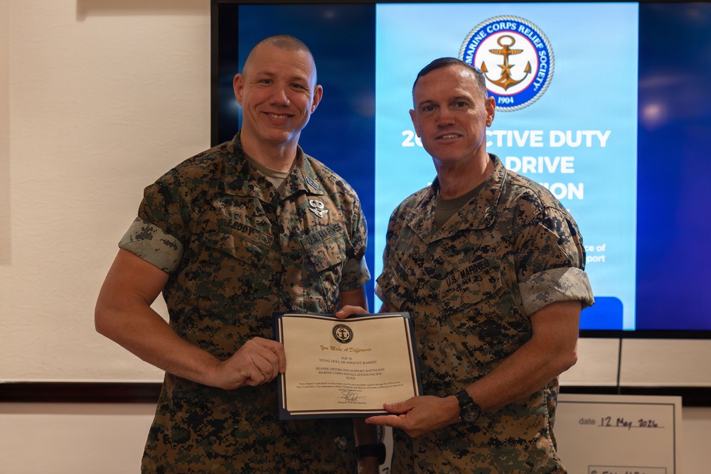 Navy Marine Corps Relief Society Active Duty Fund Drive Recognition Banquet