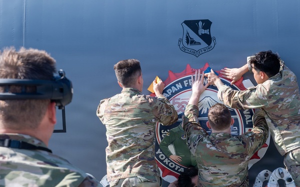 Yokota unveils 50th Friendship Festival patch