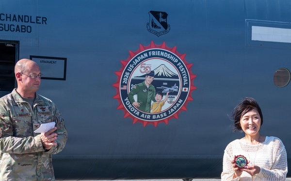 Yokota unveils 50th Friendship Festival patch