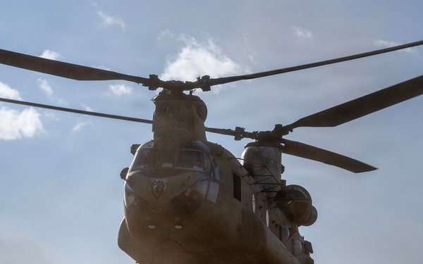 Salaknib 2026: Task Force Saber conducts multiship UH-60 Black Hawk flight over Luzon Strait