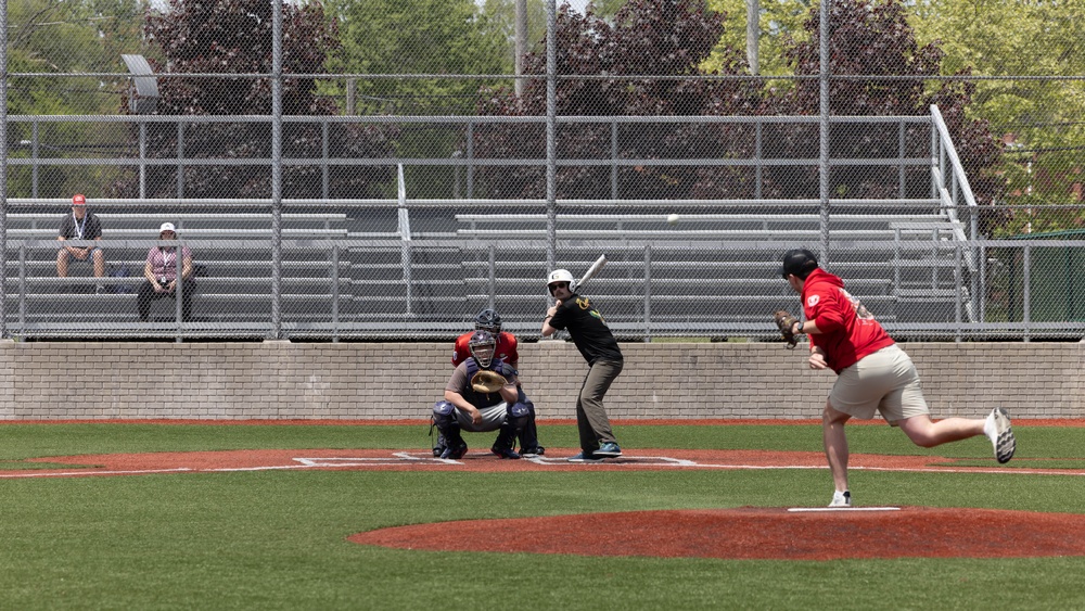 USS Cleveland (LCS 31) Sailors Play a Game of Baseball