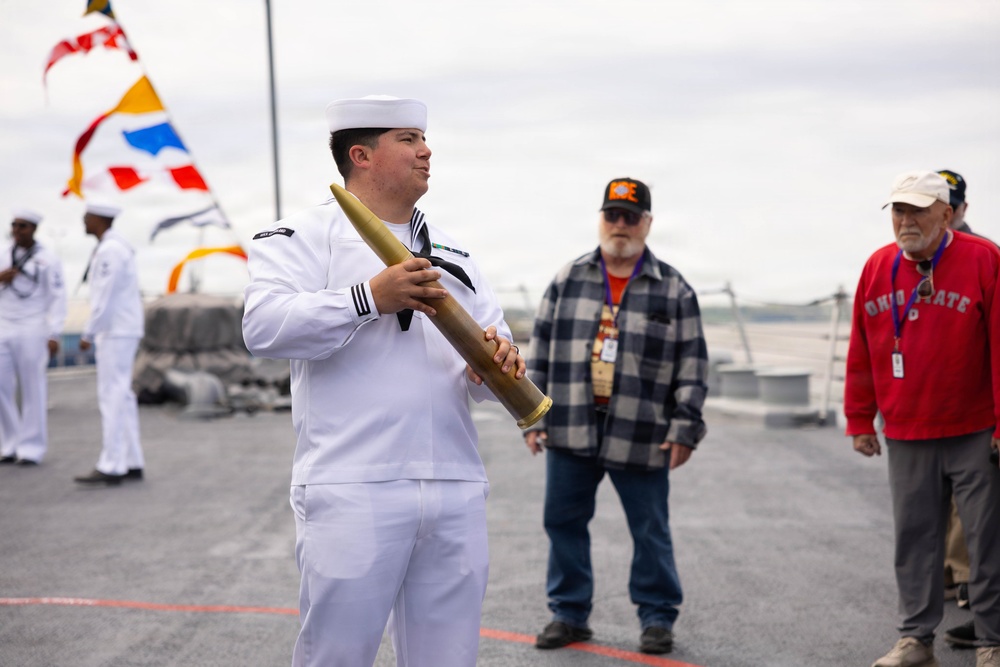 USS Cleveland (LCS 31) Conducts Ship Tours