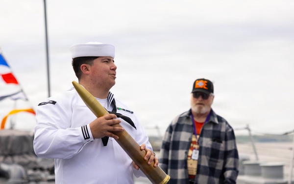 USS Cleveland (LCS 31) Conducts Ship Tours