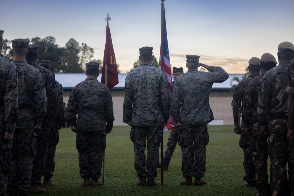 Exercise Tagata Toa 26: U.S. Marines with MRF-D participate in opening ceremony