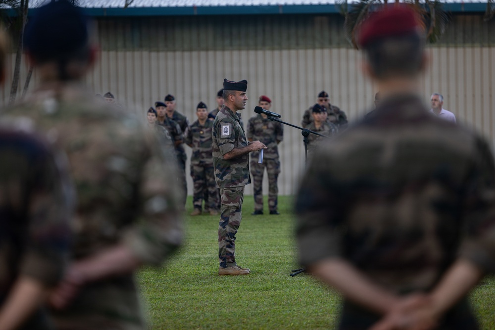 Exercise Tagata Toa 26: U.S. Marines with MRF-D participate in opening ceremony
