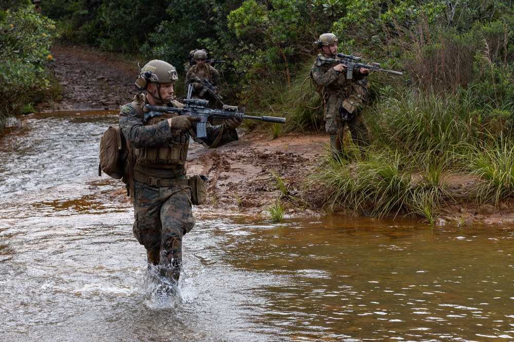 Exercise Tagata Toa 26: MRF-D Marines, FANC conduct platoon attack drill