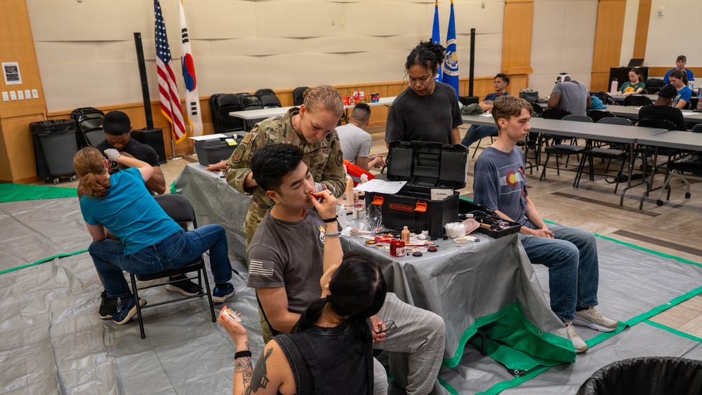 Osan Airmen Respond to Simulated Active Shooter Exercise
