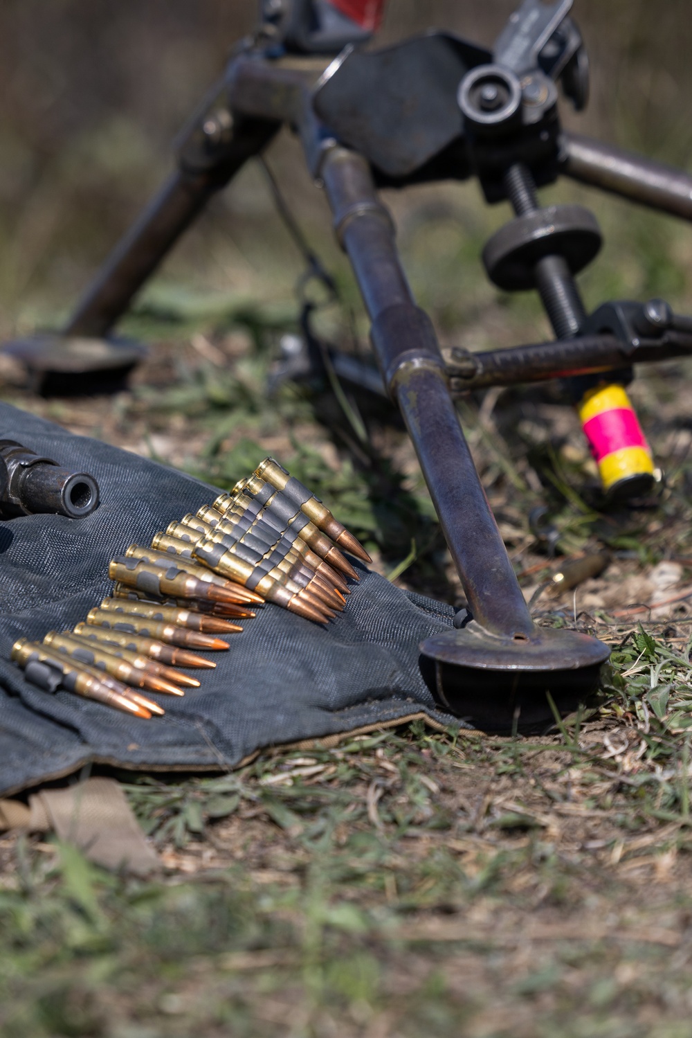 U.S. Marines execute machine gun range in Sweden
