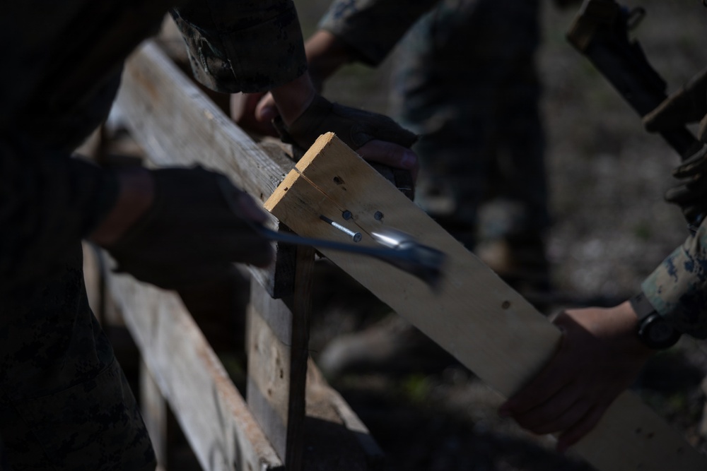 U.S. Marines execute machine gun range in Sweden